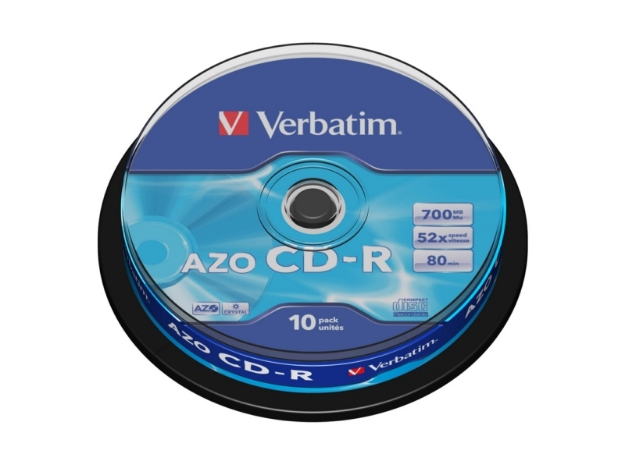 ΔΙΣΚΟΙ VERBATIM CD-R 80min/700MB 52X CB 10τ 43437