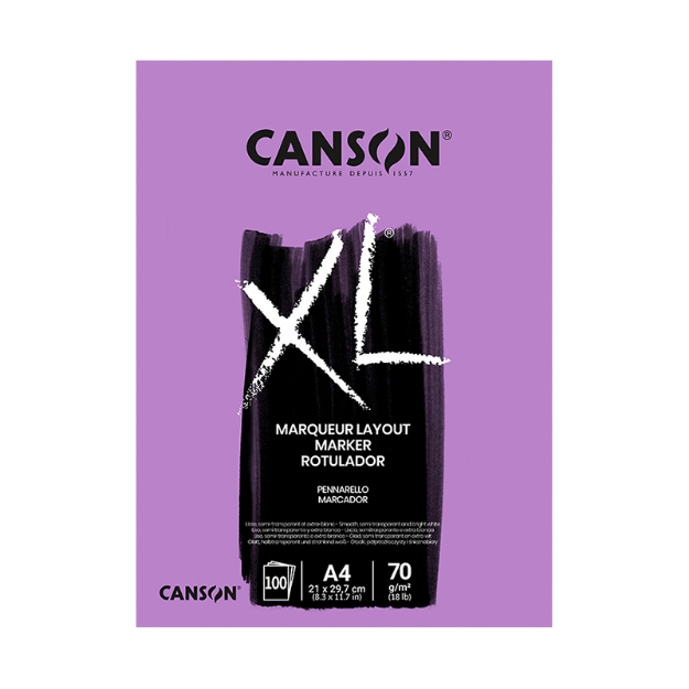 ΜΠΛΟΚ CANSON XL MARKER A4 70gr 100Φ