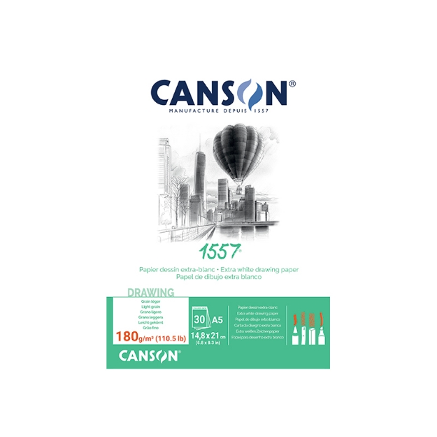 ΜΠΛΟΚ CANSON 1557 DESSIN Α5 180gr 30Φ