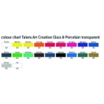 ΧΡΩΜΑΤΑ TALENS ArtCreation GLASS & PORCELAIN TRANSPARENT 30ml 