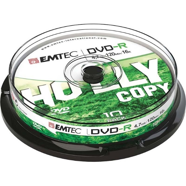 ΔΙΣΚΟΙ EMTEC DVD-R 4,7GB 16X CB 10τεμ