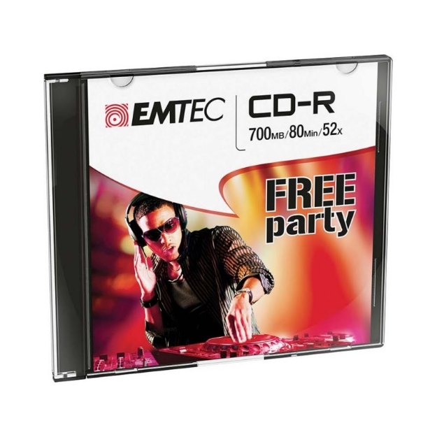 ΔΙΣΚΟΙ EMTEC CD-R 80min/700MB 52X SLIM 10τεμ