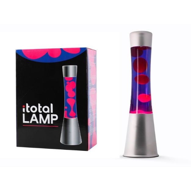 ΛΑΜΠΑ i-TOTAL XL2348 LAVA PURPLE-PINK LAMP H40cm