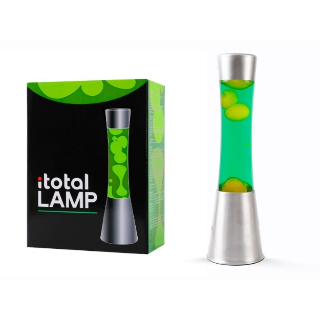 ΛΑΜΠΑ i-TOTAL XL2346 LAVA GREEN-YELLOW LAMP H40cm