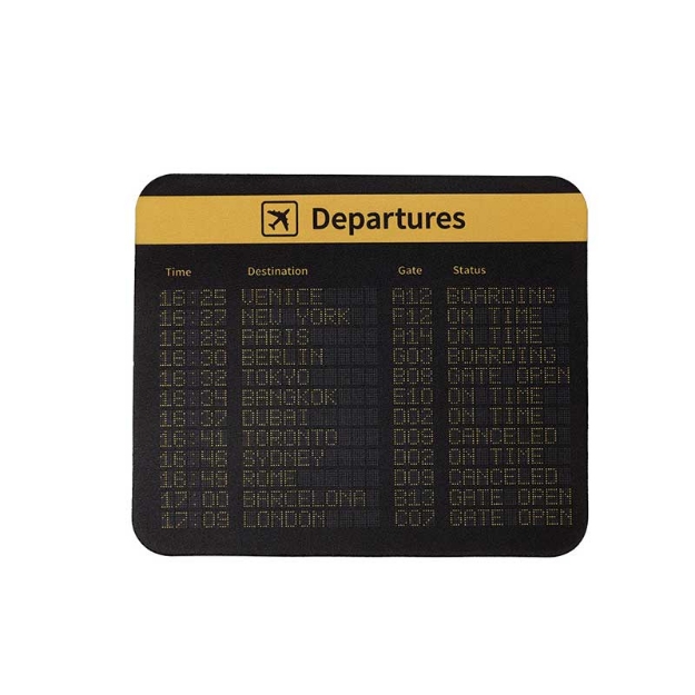 MOUSE PAD  i-TOTAL XL2552A DEPARTURES 24x20