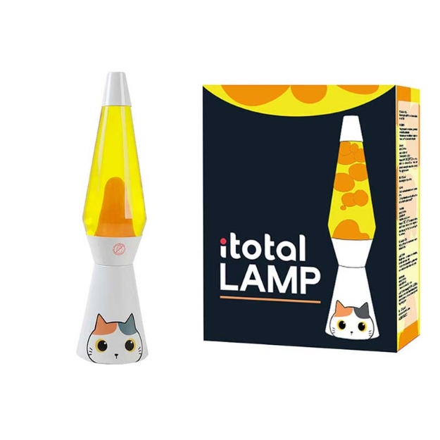 ΛΑΜΠΑ i-TOTAL XL2806 LAVA ORANGE CAT LAMP H36cm